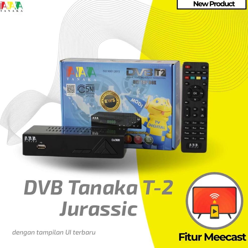 Set Top Box STB DVB T2 TANAKA New HD TV Digital DVB-T2 BODI BESI SUPER HD 168 GOL KOMODO "SBD.18Oc22