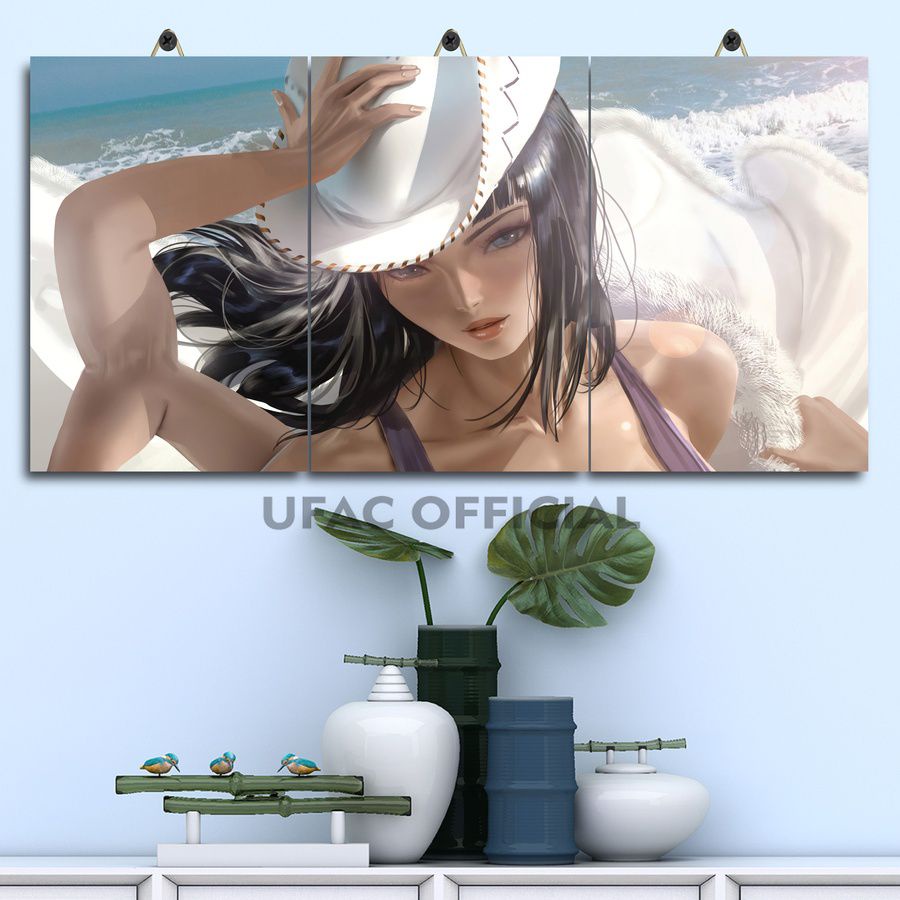 41-60 DEKORASI KAMAR GAMING SANJI HANCOCK SABO ONE PIECE 60X30 MULTI PANEL JZMMH/DQJKU/ POSTER RUANG