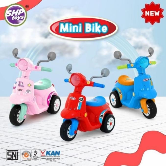 Mainan Motoran Scoopy Anak Ride On Mini Bike Shp691