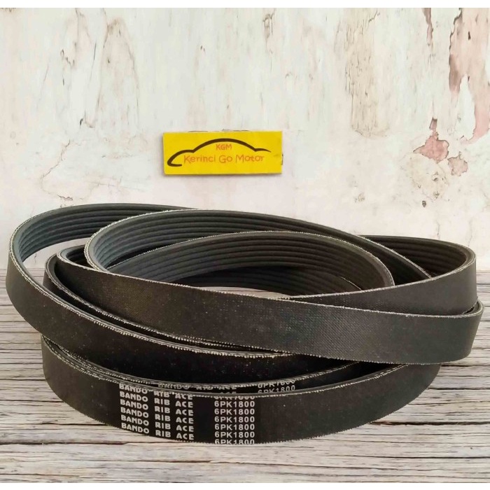 BANDO VAN BELT 6PK 1800 RIB BELT TALI KIPAS 6PK-1800 FAN BELT ALUR