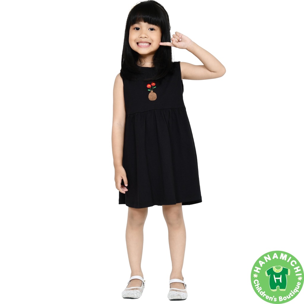 Hanamichi RIVA Dress Anak Premium Tanpa Lengan Sleeveless Balita