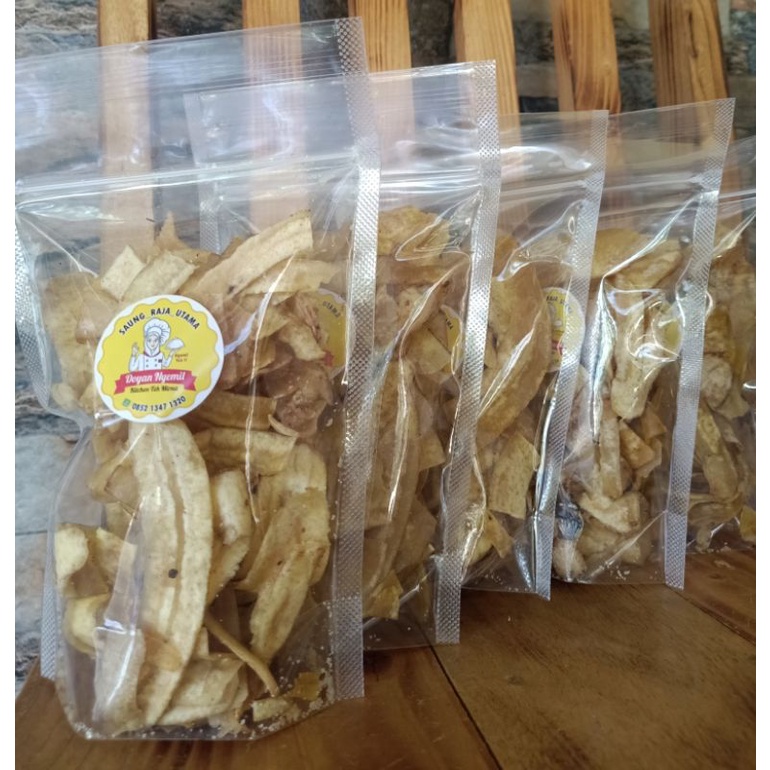 

KERIPIK KRIPIK PISANG ORIGINAL / keripik pisang crispy / keripik pisang asin gurih