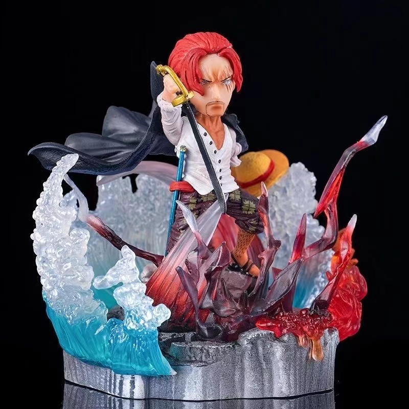 One Piece Figure GK Ver. Luffy Gear 4 Serpent Man VS Katakuri PVC Action Figures Luffy Shanks Sakazuki Borsalino Toy