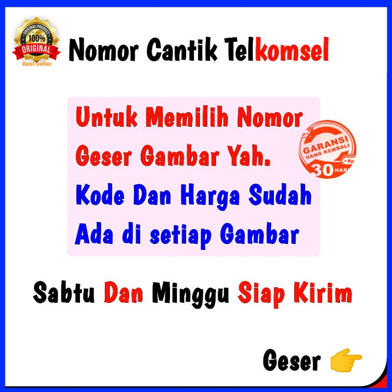 Nomor cantik Telkomsel Nomor cantik simpati kartu perdana simpati