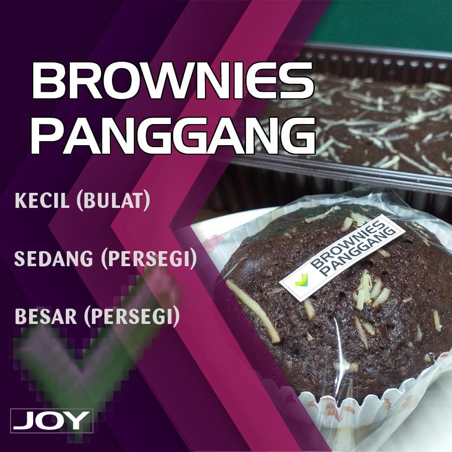 

Brownies Panggang (Sedang)