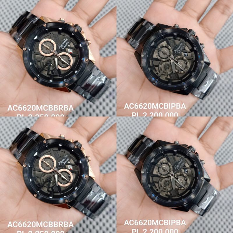 Jam Alexandre Christie Pria Ac 6620 MC Stainless Original