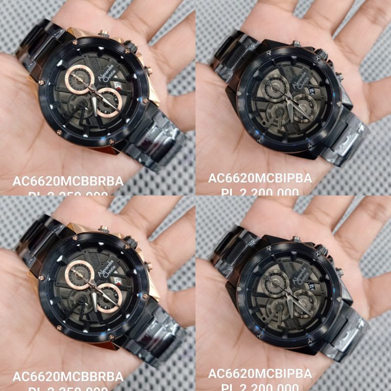 Jam Alexandre Christie Pria Ac 6620 MC Stainless Original