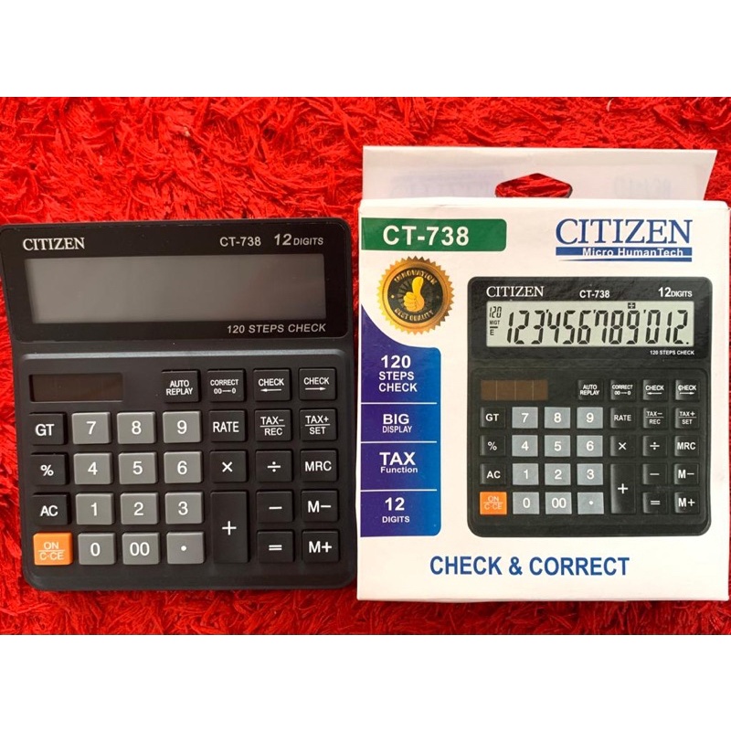 

Calculator CT-738 12digits