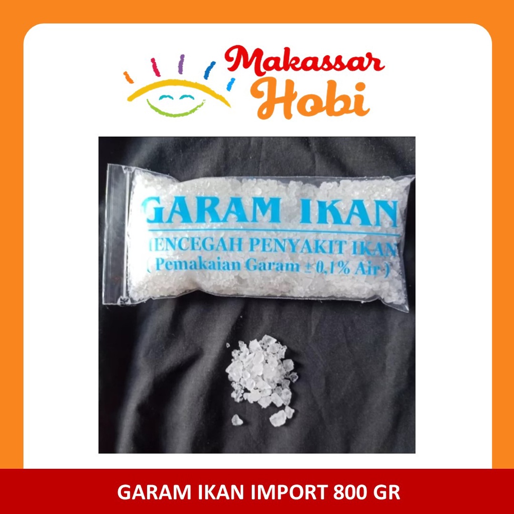 Garam Garem Ikan Hias Kasar Crystal Krosok Aquarium Kolam Import 800gr Import Australia Impor ASLI