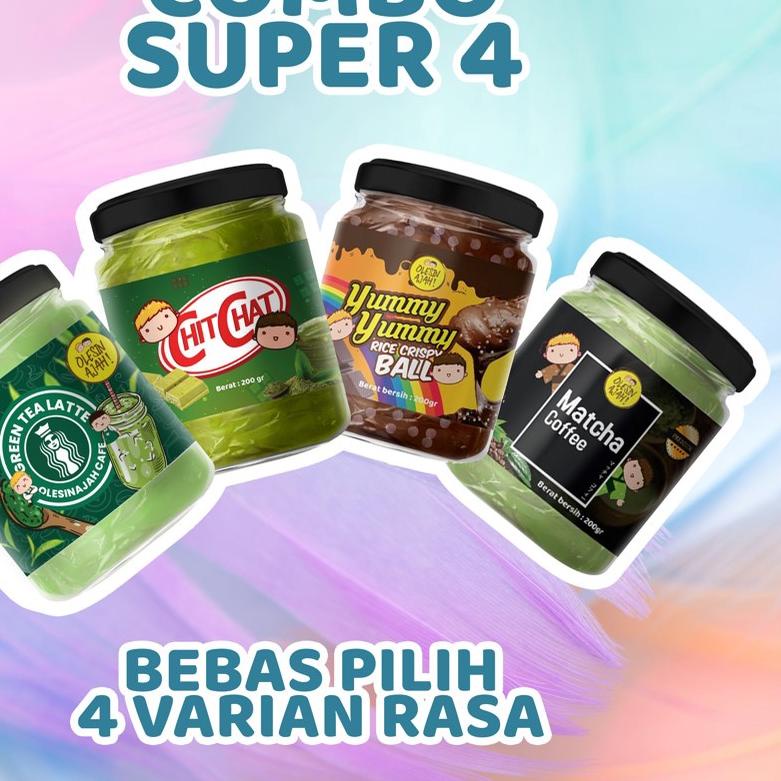 

BEST SELLER Combo Super 4 Selai Olesinajah - Homemade!