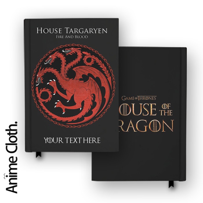 

Buku Catatan Notebook House Targaryen 2 Custom Jurnal Diary Hardcover