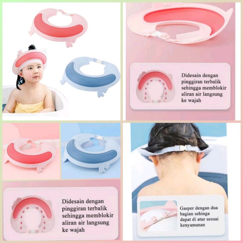 Topi Keramas anak silicone gesper