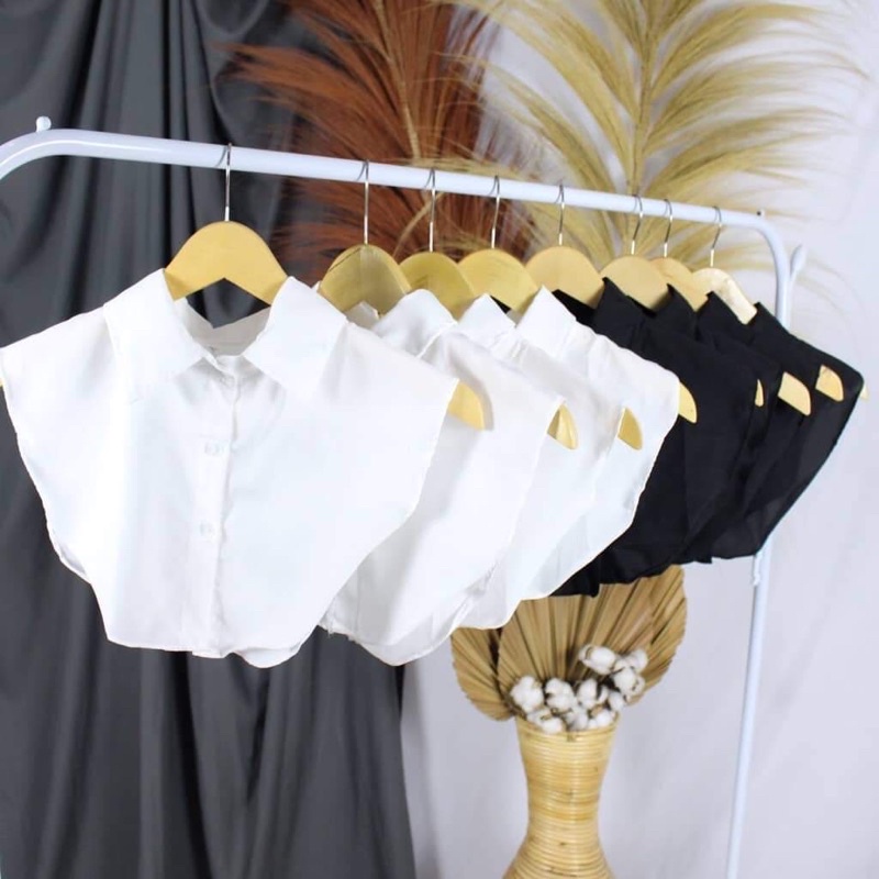 MEDAN TONI933 MANSET WANITA COLLAR // KERAH SWEATER PRIA WANITA MANSET aksesoris kemeja Hoodie BUTTO