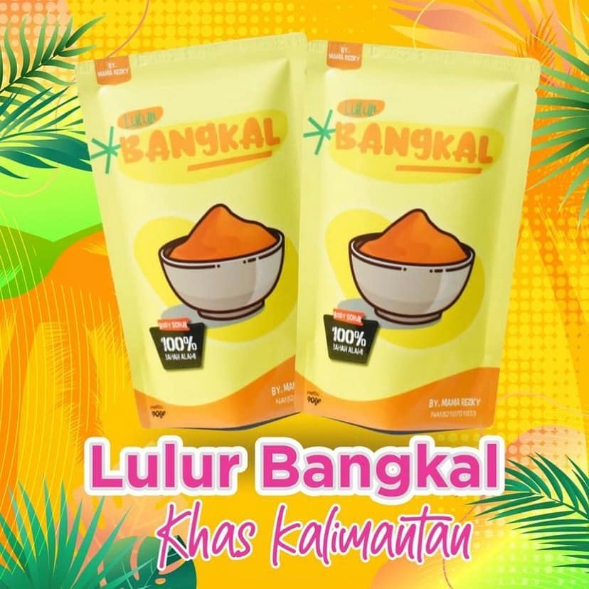 LULUR Rempah Kayu Bangkal 10gr By Mama Rezky / Scrub Lulur Kayu Bangkal BPOM / Menerahkan Kulit / sk