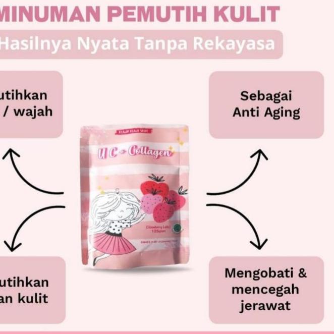 

BAYAR DITEMPAT✔️UC + Collagen - Kuwa Kuwi Skin - Susu Pemutih - Minuman Serbuk - Nutrisi Plus|RA4