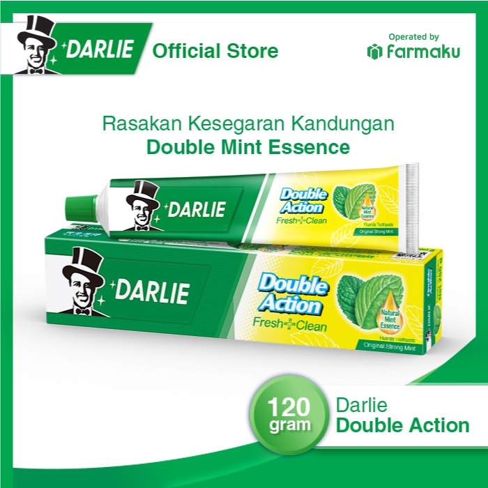 DARLIE Pasta Gigi Double Action Mint 120 g - 1 Pcs