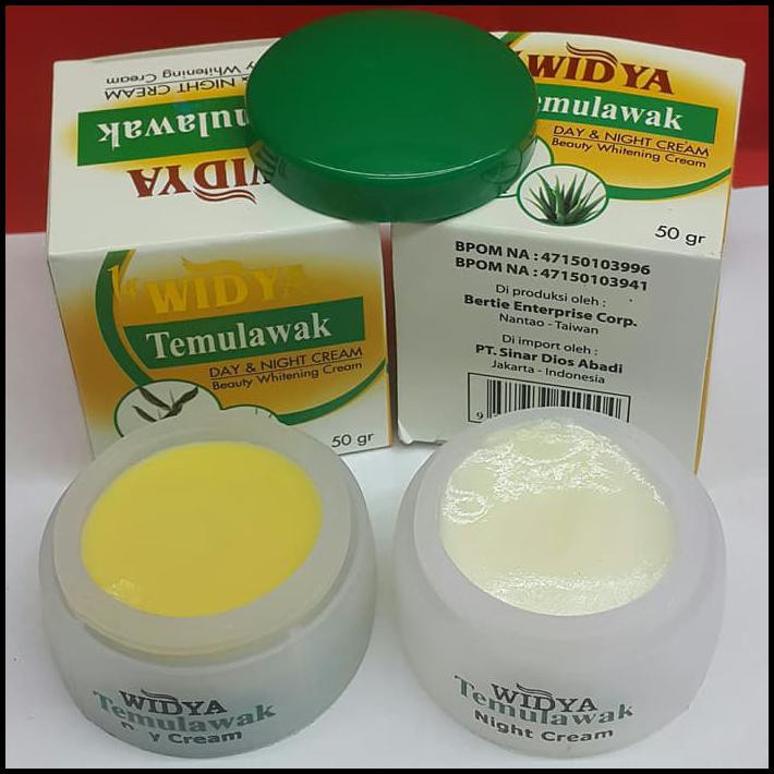 CREAM LA WIDYA PUTIH DAY & NIGHT TEMULAWAK ORIGINAL BPOM / CREAM TEMULAWAK SUSUN / CREAM TEMULAWAK W