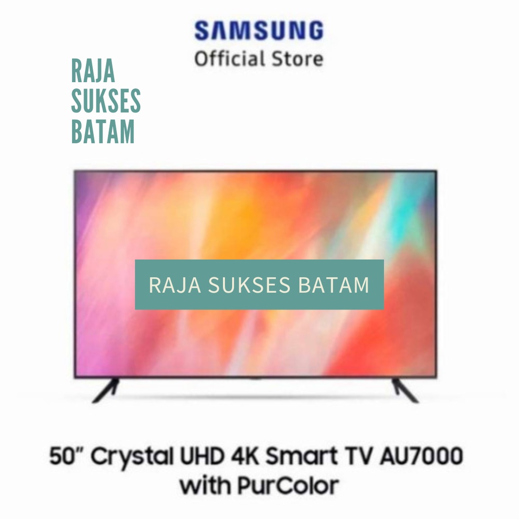 LED TV SAMSUNG 50AU7000 SMART TV 50 INCH UHD 4K UA50AU7000 // 50UP7500 batam