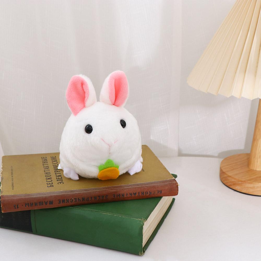 Lanfy Mainan Hewan Kawaii Lucu Hadiah Ulang Tahun Tarik String Tail Bergoyang Handmade Wag Tail Rabbit Toy