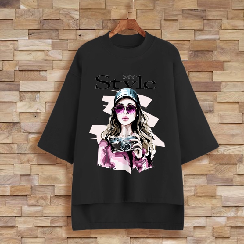 PUFFY_ID kaos oversize WOMEN’S STYLE tunik wanita  tshirt big size cewek premium