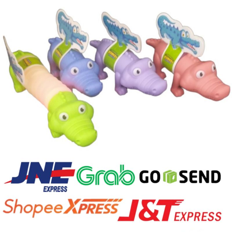 Mainan Finger Pop Tubes LED Karakter Light Up Pop Pipe