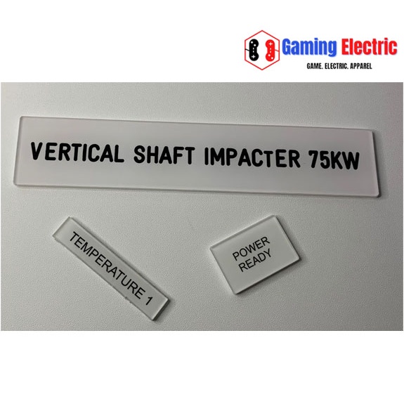 

Name Plate Panel W5cm x H1,5cm / Name Plate Acrylic