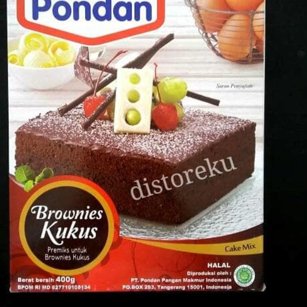 

EXCLUSIVE!pondan bubuk instan brownies kukus premiks brownies steam 400gr|RA7