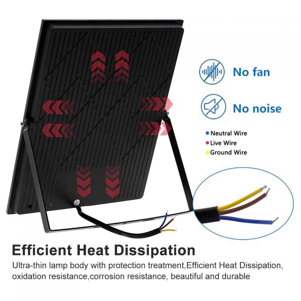 Lampu Sorot LED Hias Dekorasi Flood Light RGB Waterproof Remote 220V