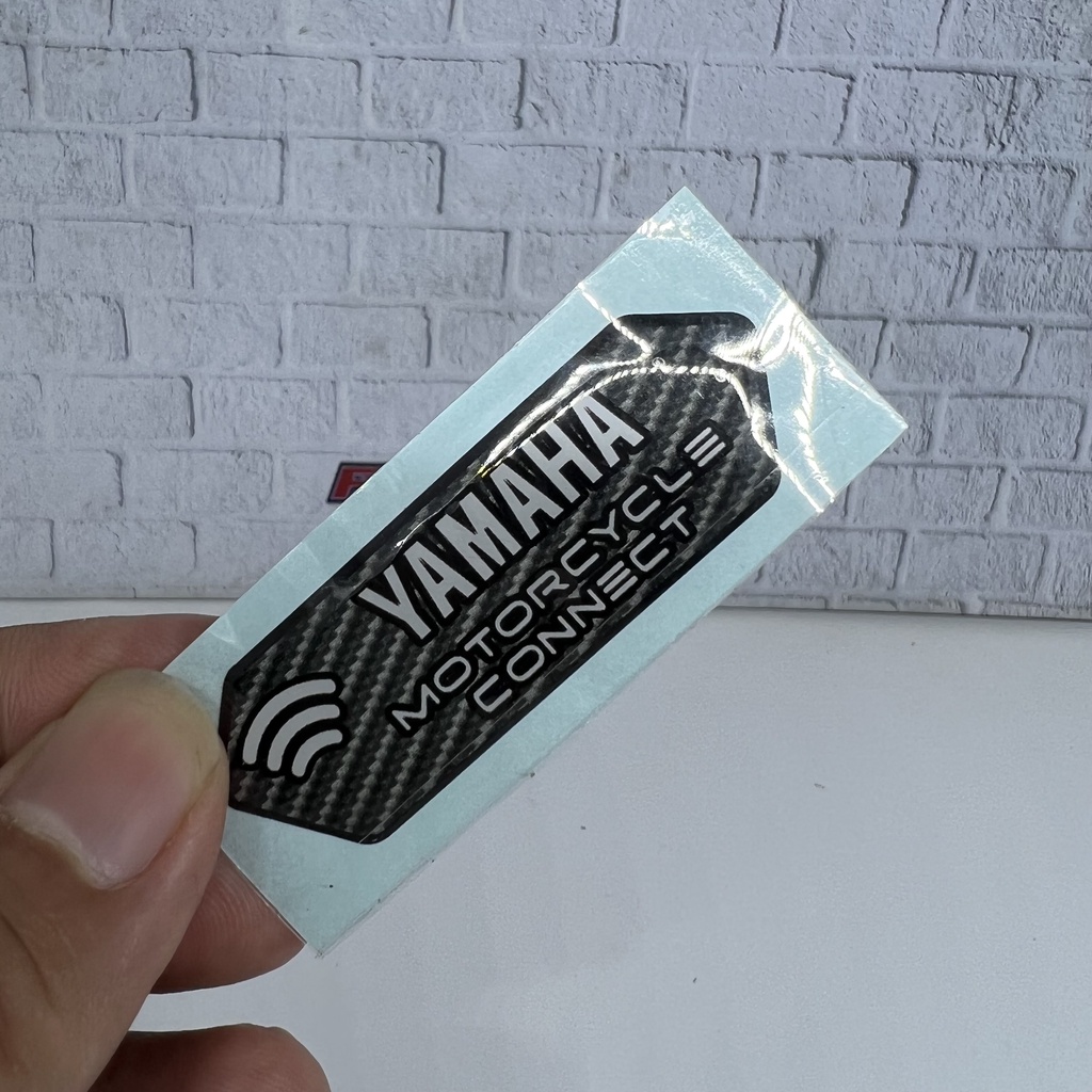 Stiker EMBLEM yamaha sticker TIMBUL MOTORCYLE CONNECT AEROX