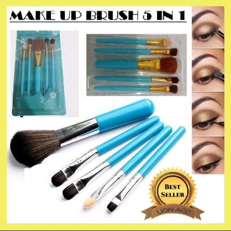 KUAS SPON SET KUAS MAKE UP 6in1