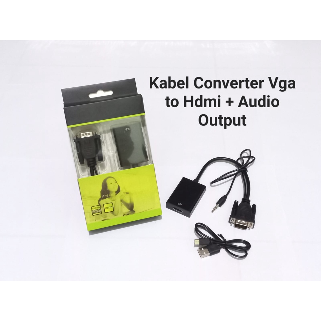 Kabel Converter VGA to HDTV + Audio Out