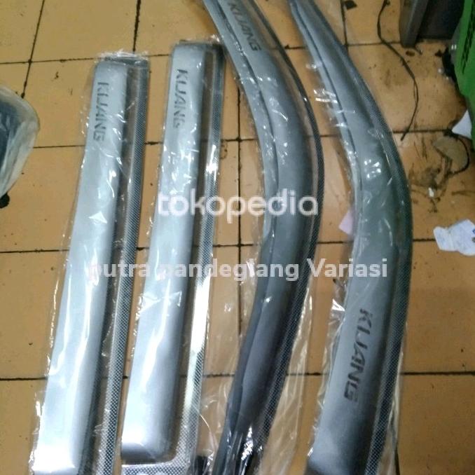 Talang Air Mobil Toyota Kijang Kapsul Lgx 97 Sampe 2004 Silver 4Pcs