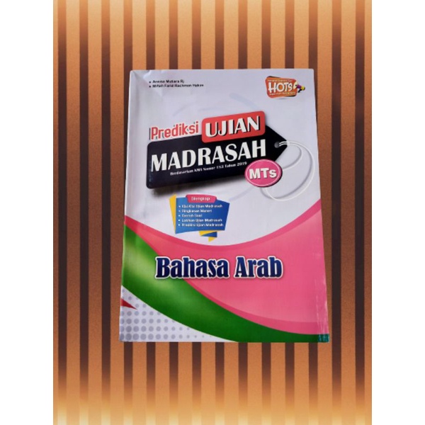 buku prediksi ujian bahasa Arab untuk kelas 9 penerbit putra Nugraha