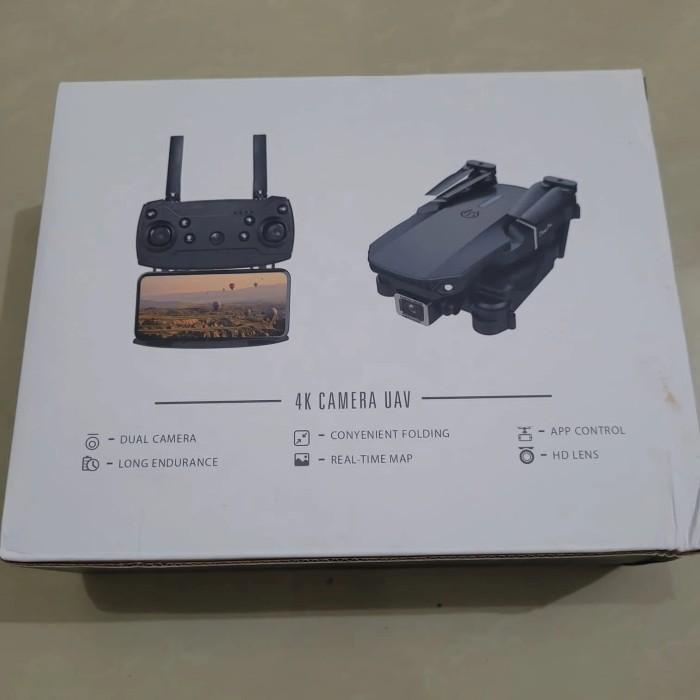 DroneE88 Teng 1 Drone Quadcopter Drone Lipat Mini Drone 4K Dual Camera