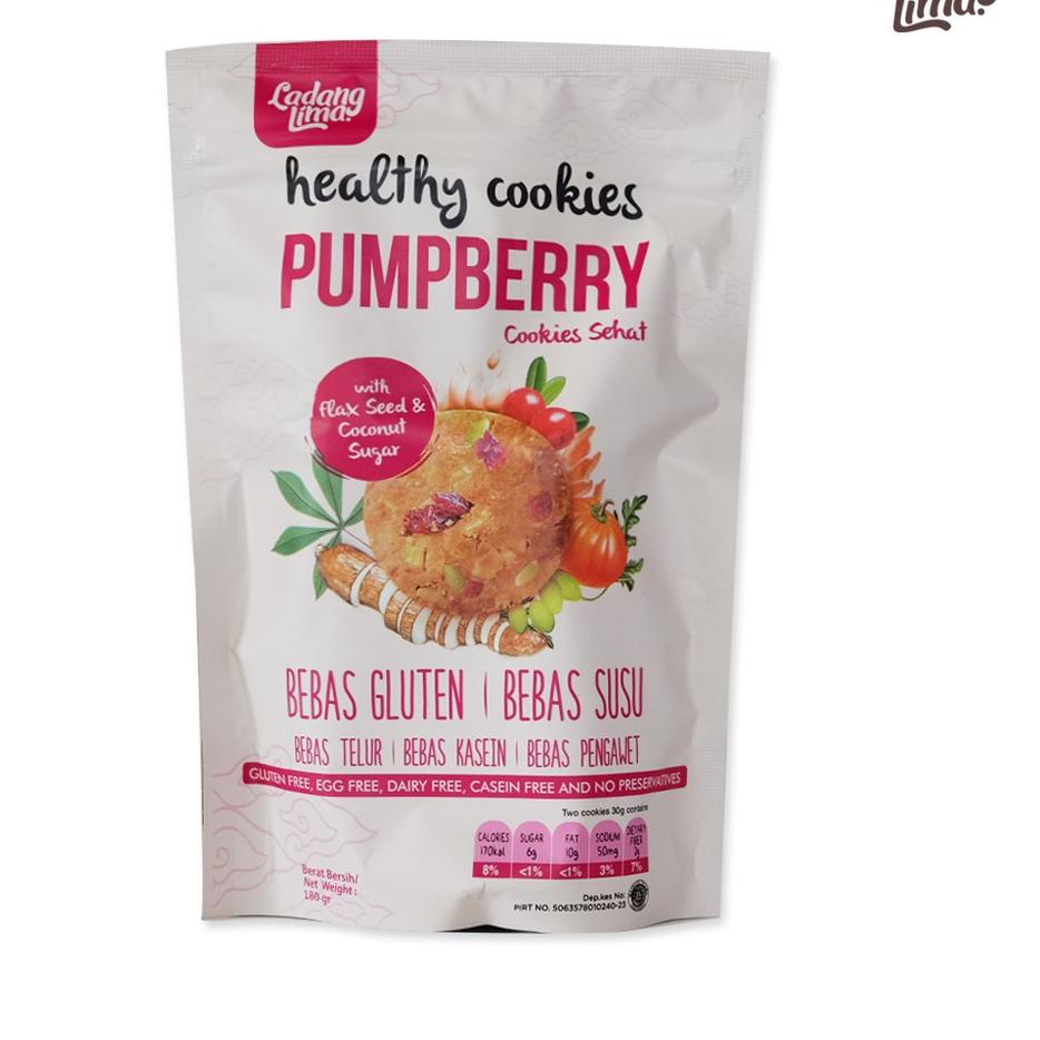 

Special!! Ladang Lima, Gluten Pumpberry Cookies 180 gr ホ
