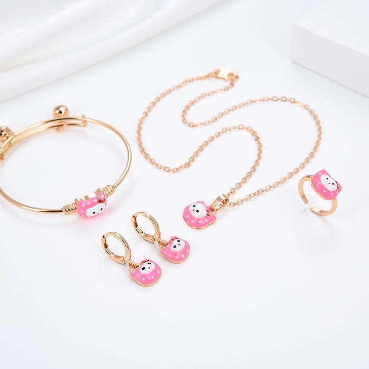 SALE!!HYL JEWELRY 5pcs Kalung Titanium Set Anak Titanium Anti Karat Asli Perak Set Anting-Anting Ber