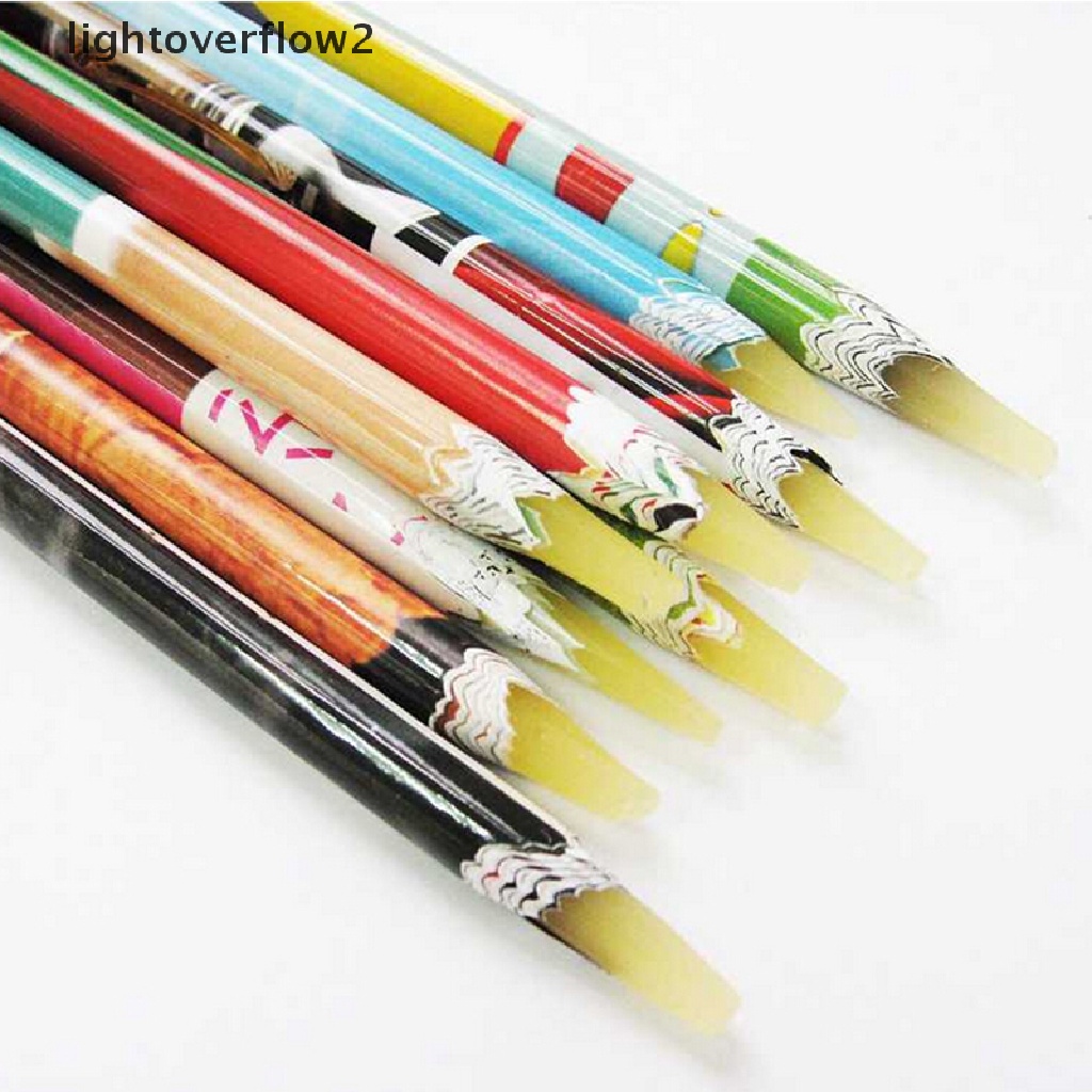 (lightoverflow2) 1pc Pensil Pengambil Berlian Imitasi Bahan Resin Untuk Dekorasi Nail Art