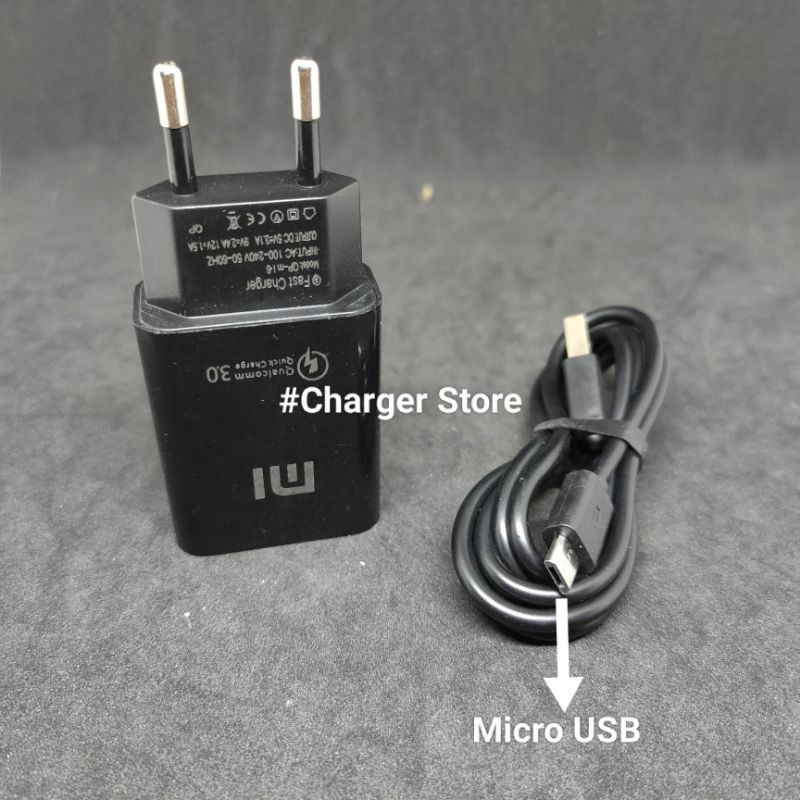 Charger Xiaomi Fast Charging Micro USB Redmi 6 6A Note 5 4A 4X 5A Note 4X Qualcomm