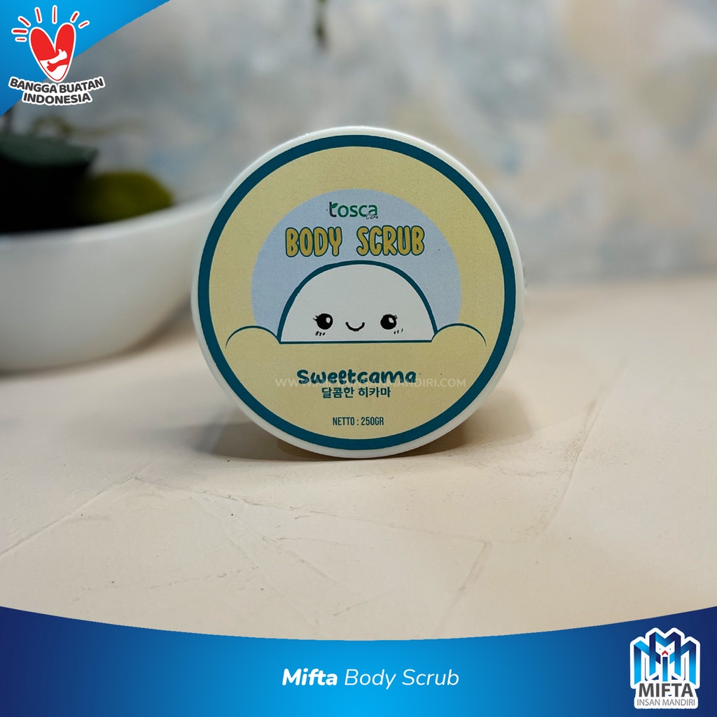 BODY SCRUB TOSCA LULUR / LULUR PELEMBUT DAN MENGHALUSKAN TUBUH