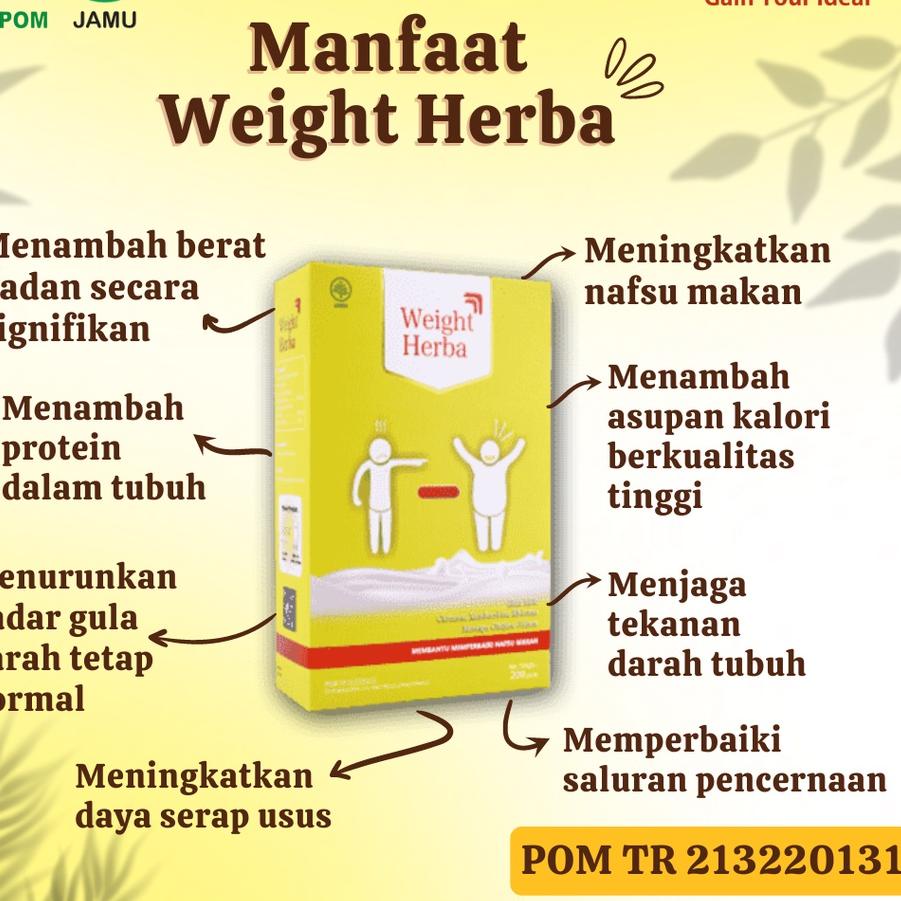 

COD WEIGHT HERBA NUTRISI MULTIVITAMIN SUSU PENAMBAH & PENGGEMUK BERAT BADAN 100% ORIGINAL HERBAL TINGKATKAN NAFSU MAKAN BERAT BADAN NAIK DRASTIS !