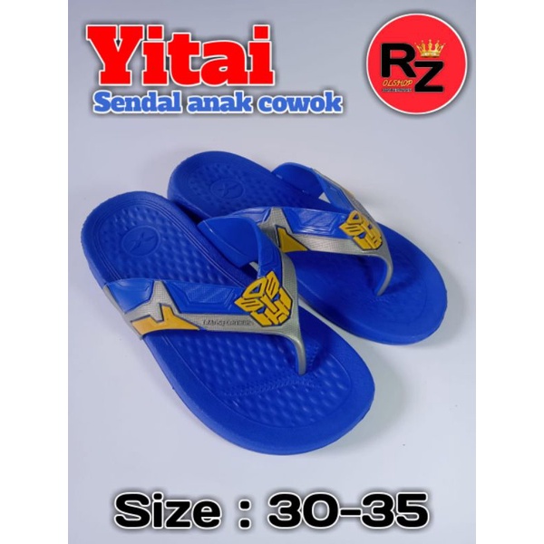 SENDAL ANAK LAKI LAKI JEPIT YITAI YT 327 RANSFORMER