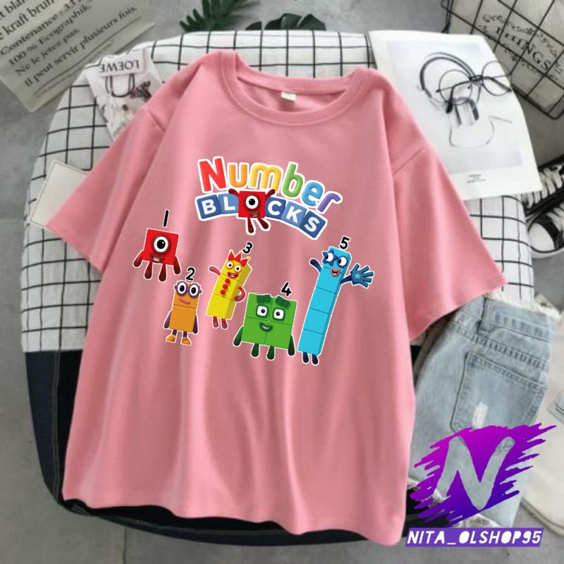 BAJU ANAK NUMBER BLOCKS kaos anak number blocks KAOS NOMBER BLOCKS