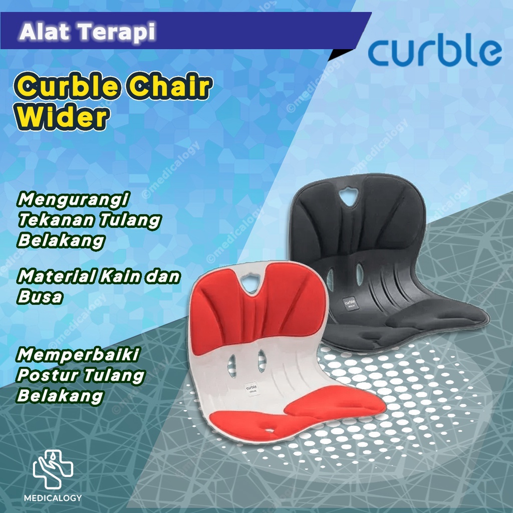 CURBLE Chair Wider Posture Corrector Penopang Postur Pinggang