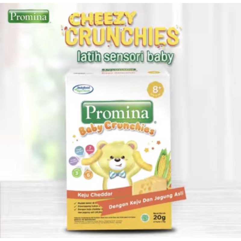 PROMINA BABY CRUNCHIES KEJU CHEDDAR/CEMILAN BABY