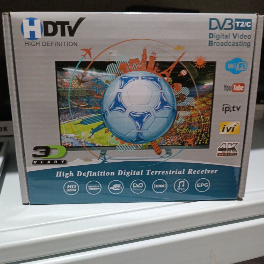 DVB T2 | Set Top Box Tv Digital | Alat untuk Proyektor Tv Tuner Analog menjadi TV Digital | Stb Tv Digital