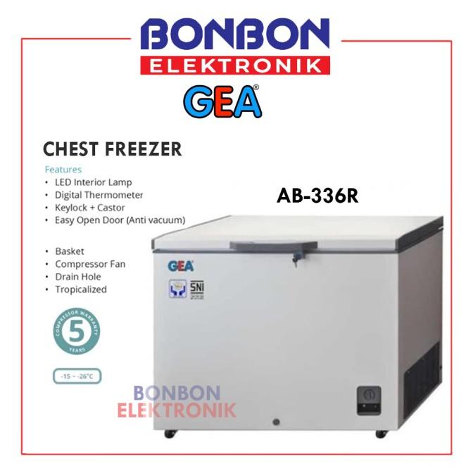 Gea Chest Freezer Ab-336R / Ab 336 R 300L