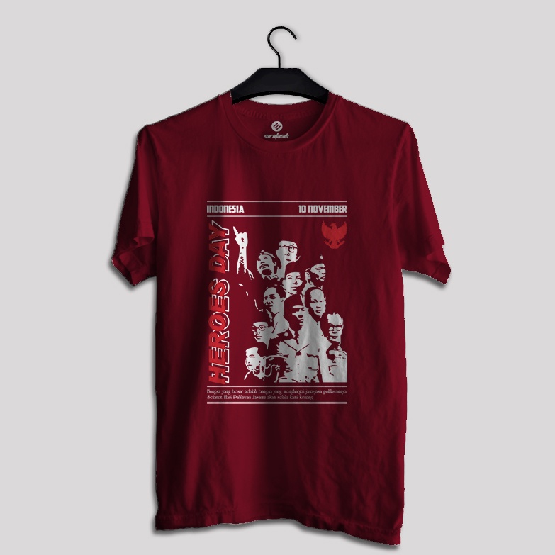 Kaos Heroes Day Hari Pahlawan Indonesia