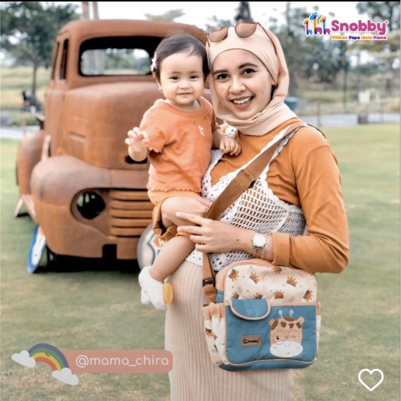 Snobby Tas Bayi Kecil  Saku Bordir Twiza Series - TPT 6972