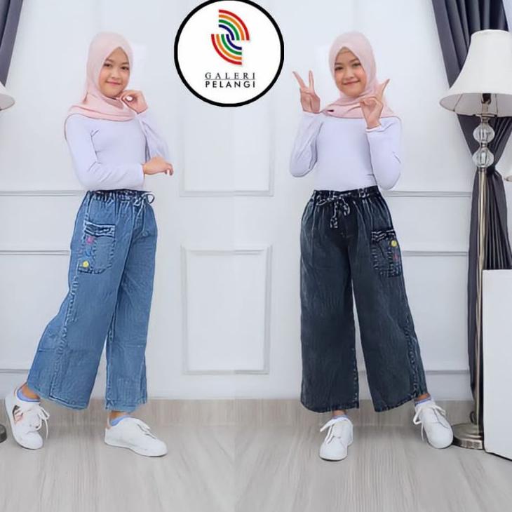 [KUT.18Oc22н] KULOT JEANS ANAK 6-14 TAHUN-KULOT ANAK PEREMPUAN-KULOT ANAK JEANS-KULOT ANAK JEANS PER