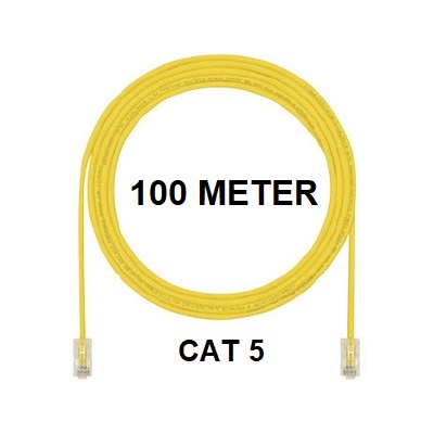 Inotrix 100M-UC5 Pathcord Kabel LAN 100M Internet RJ45 100Meter Cat 5 Cat5 Cat 5e Cat5e M